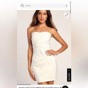 Lulu's Cream Dress with Elegant Design